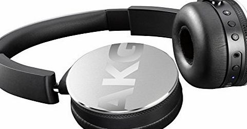 AKG Y50BT Portable Foldable On-Ear Rechargeable Bluetooth Headphones - Silver