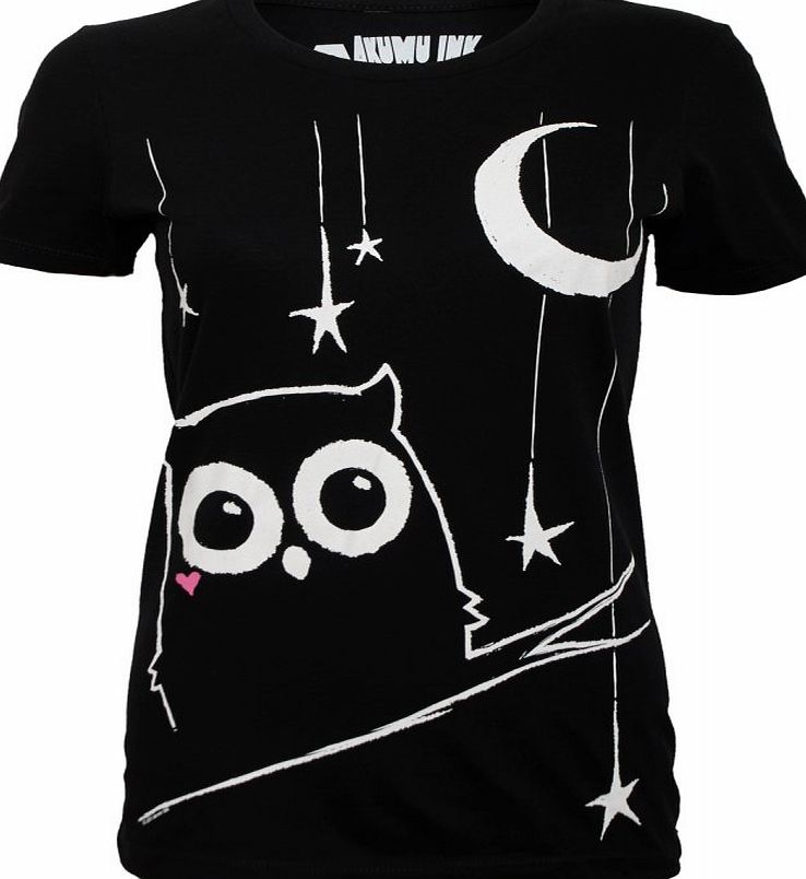 Akumu Ink Moon and Stars T-Shirt - Size: S 8TW07