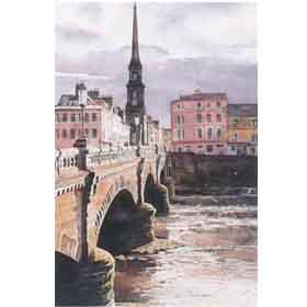 Alan Reed New Bridge Ayr Scotland by Alan Reed Overseas