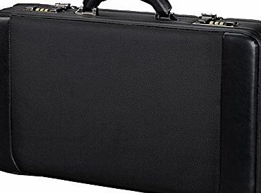 Alassio - 45039 MODICA - attache case briefcase with expandable fold, nylon/imitation leather, black