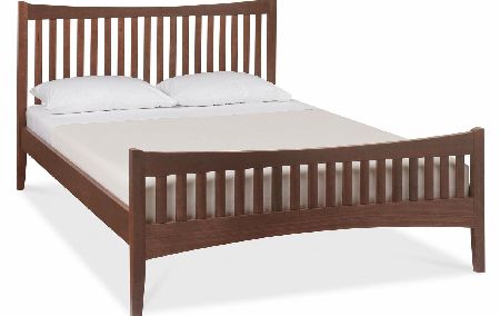 Walnut High Footend Bedstead - Double or