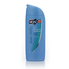 VO5 Sheer Vitality 2 in 1 Shampoo and