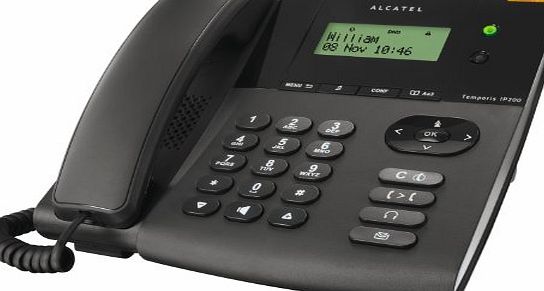 Alcatel Temporis IP200 2 Piece Phone ( Hands Free Functionality, System Phone, IP Phone )