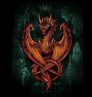Alchemy Gothic Wyverex Auctor Textile Poster