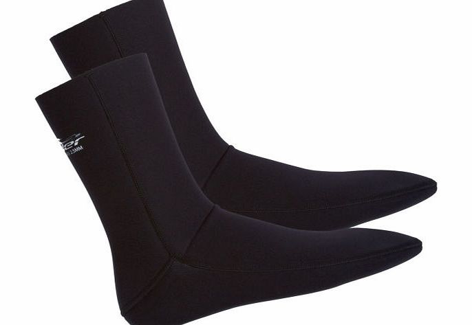 Alder Quatro 2.5mm Wetsuit Socks - Black