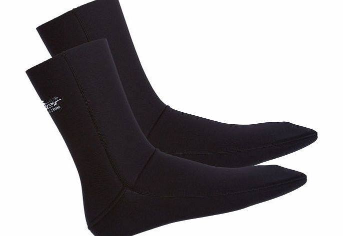 Alder Quatro Flat Lock Wetsuit Socks - 2.5mm