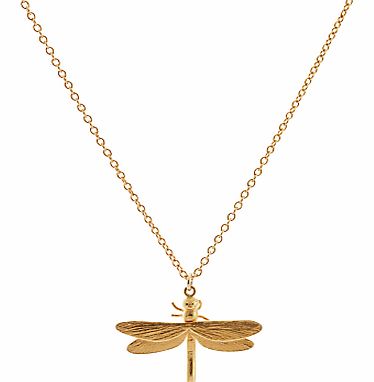 Dragonfly Necklace, Gold