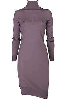 Alexander McQueen Detachable section knit dress