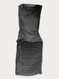 ALEXANDER MCQUEEN DRESSES BLACK WHITE 40 IT