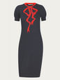 ALEXANDER MCQUEEN DRESSES NAVY S AM-T-195864