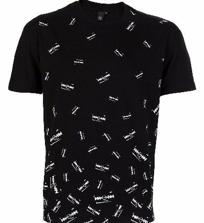 Alexander McQueen Razor Graphic T-Shirt