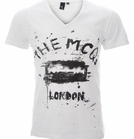 Alexander McQueen Twisted V Neck T-shirt