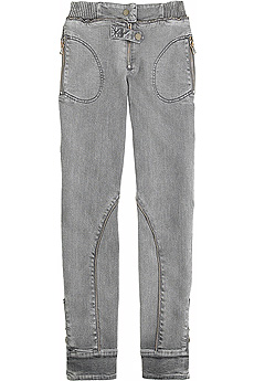 Zipper detail jeans