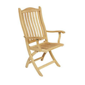 Regency Iroko Folding Carver Chair