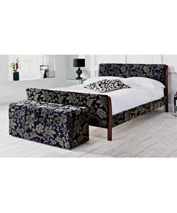 Sleigh Bed Double - Montreal Memory Mattress