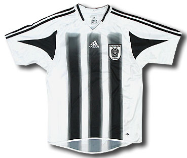 All 04/05 jerseys Adidas PAOK Salonika home 04/05