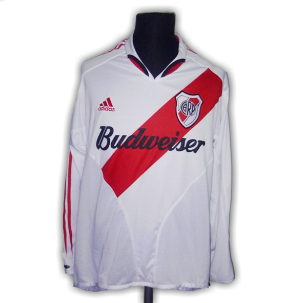 All 04/05 jerseys Adidas River Plate L/S home 04/05