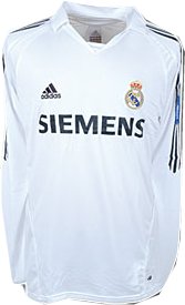 All 05/06 Jerseys Adidas Real Madrid L/S CL home 05/06
