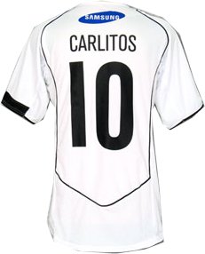 All 05/06 Jerseys Nike Corinthians home (Carlitos 10) 2006