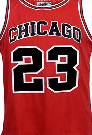 All-Stars Authentic MENS NBA CHICAGO BULLS M JORDAN INSPIRED BASKETBALL JERSEYS GYM VEST TANK TOPS (M)