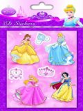 Disney Princess Reusable 3d Stickers - 7 in pack