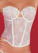 Martinique underwired basque with detachable straps
