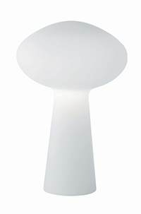 ALMA Light Pawn Contemporary Table Lamp Made From White Opal Glass