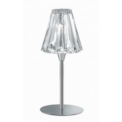 Tulip Chrome and Crystal Table Lamp