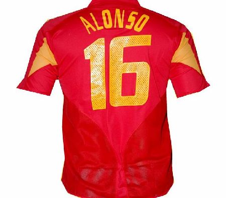 Alonso Adidas Spain home (Alonso 16) 04/05