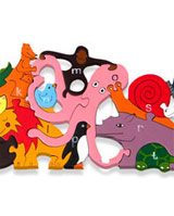 Alphabet Zoo Jigsaw Puzzle - a menagerie of