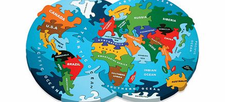 Alphabet Jigsaws Map of the World Jigsaw Puzzle