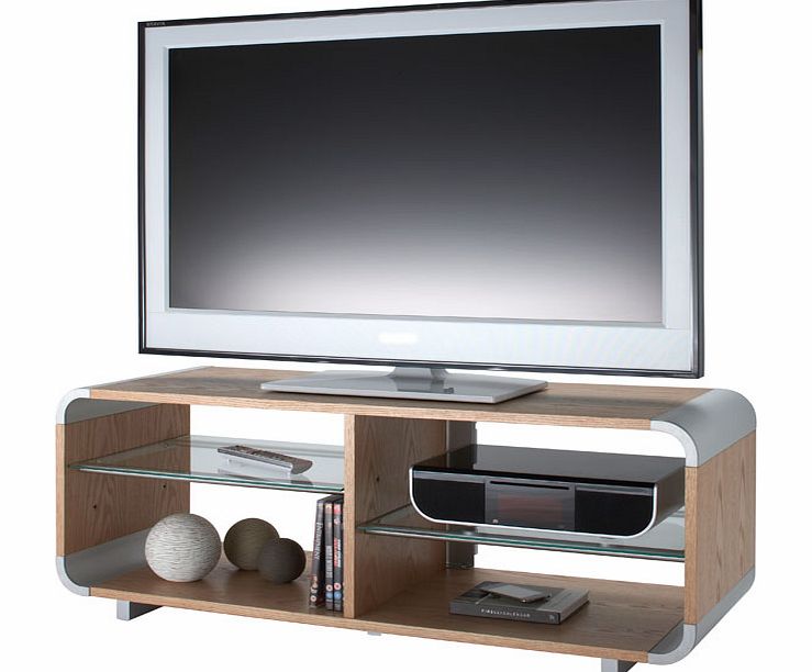 Alphason Aura AUR1100 Light Oak TV Stand `Aura