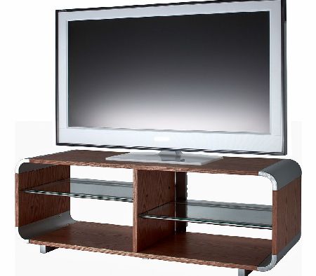 Alphason Aura AUR1100 Walnut TV Stand `Aura