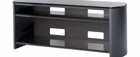 Alphason Black Oak Veneer TV Stand for screens up to 50 inch