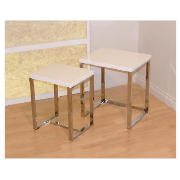 Alpine high gloss nested tables