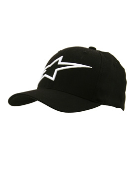 Black Logo Star Baseball Cap