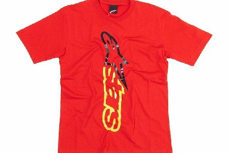 T-Shirt - 2Tone Vertical Blaze -