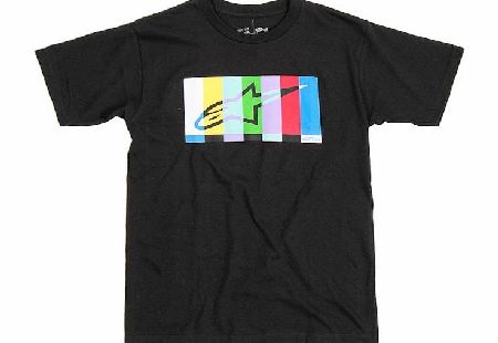 T-Shirt - Colorbar - Black 1111-72028