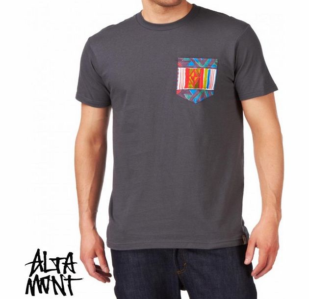 Altamont Mens Altamont Faire Pocket T-Shirt - Charcoal