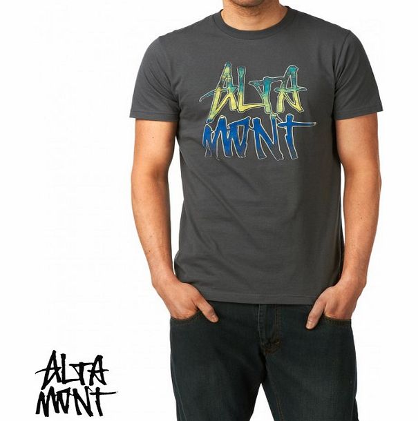 Altamont Mens Altamont Sunshrine T-Shirt - Charcoal