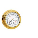 Yachting Case Brass Barometer with Thermometer and Hygrometer