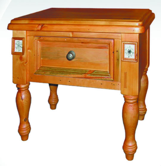 Alto 1 drawer lamp table ha15006