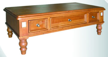 3 drawer coffee table ha15005