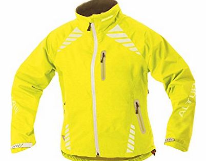  Night Vision Ladies Cycling Jacket, Yellow, 16