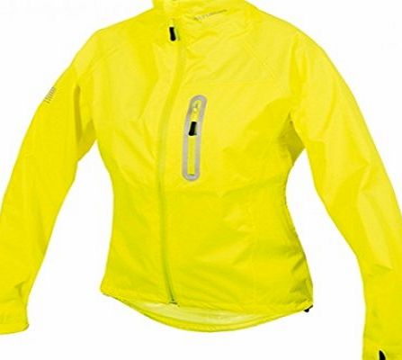 Altura Womens Nevis II Waterproof Rain Jacket - Yellow, Size 10