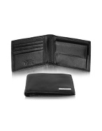 Alviero Martini 1a Prima Classe - Men` Black Leather Billfold Wallet