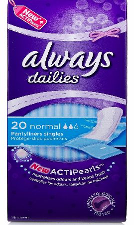 Always Dailies Normal Pantyliners Individually