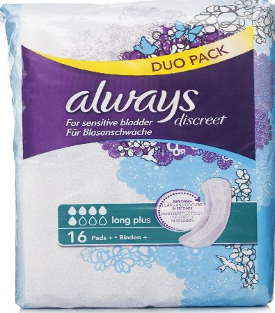 Always Discreet Long Plus Pads Value Pack