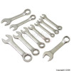 Am-Tech 10Pc Satin Finish Stubby Spanner Set