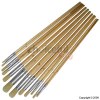 Am-Tech 12 Piece Round Head Artist Brush